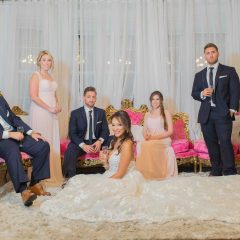 Westchester Bridal Suite, Scarlett O'Hara Bridal Suite, Pink Couch, Bridal Party, Hudson Valley Bridal Suite,