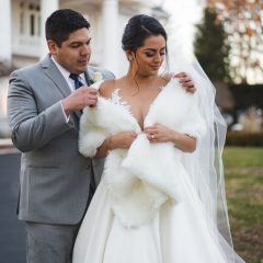 manor weddings mansion estate westchester new york bridal suite grooms suite winter wedding winter wonderland indoor ceremony ballroom
