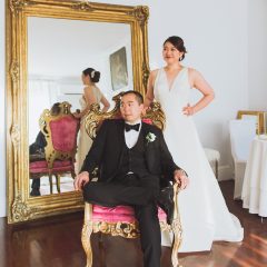 Bridal Portraits Couple Shot Bridal Suite The Briarcliff Manor