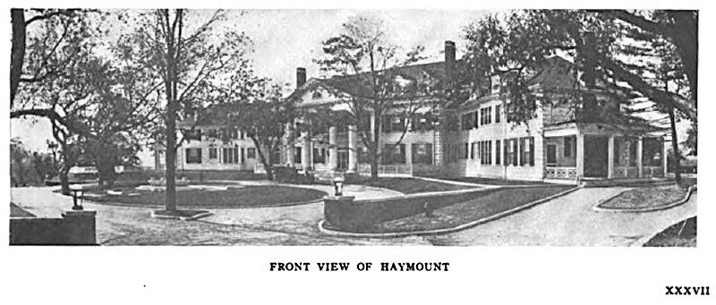 Historical photograph of the Haymount Estate, now The Briarcliff Manor